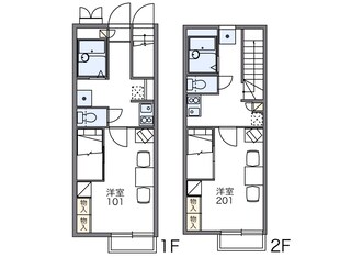 西脇市駅 徒歩12分 1階の物件間取画像